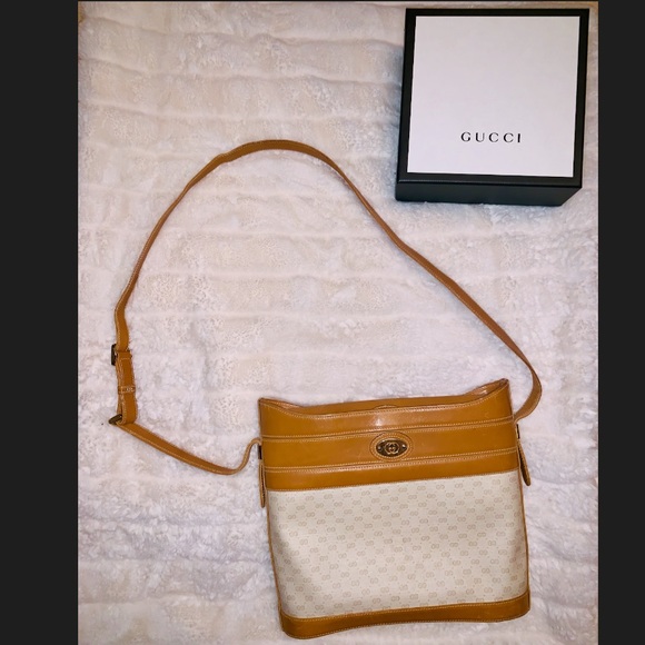 Gucci Handbags - Gucci Vintage Mini Monogram Crossbody Bag
